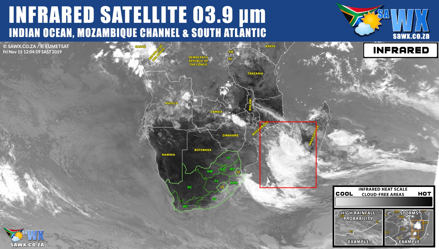 Tropical Storm in Mozambique Channel