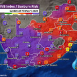 South Africa & Namibia Weather Forecast Maps Sunday 23 February 2020