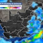 South Africa & Namibia Weather Forecast Maps Friday 20 March 2020