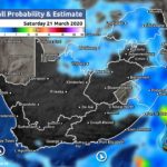 South Africa & Namibia Weather Forecast Maps Saturday 21 March 2020