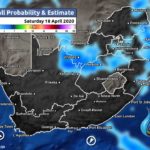 South Africa & Namibia Weather Forecast Maps Saturday 18 April 2020