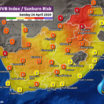 South Africa & Namibia Weather Forecast Maps Sunday 26 April 2020