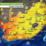 South Africa & Namibia Weather Forecast Maps Sunday 10 May 2020