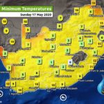 South Africa & Namibia Weather Forecast Maps Sunday 17 May 2020