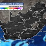 South Africa & Namibia Weather Forecast Maps Monday 11 May 2020