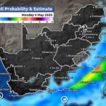 South Africa & Namibia Weather Forecast Maps Monday 4 May 2020