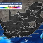 South Africa & Namibia Weather Forecast Maps Saturday 2 May 2020