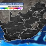 South Africa & Namibia Weather Forecast Maps Saturday 23 May 2020