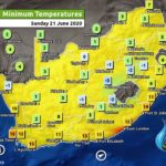 South Africa & Namibia Weather Forecast Maps Sunday 21 June 2020