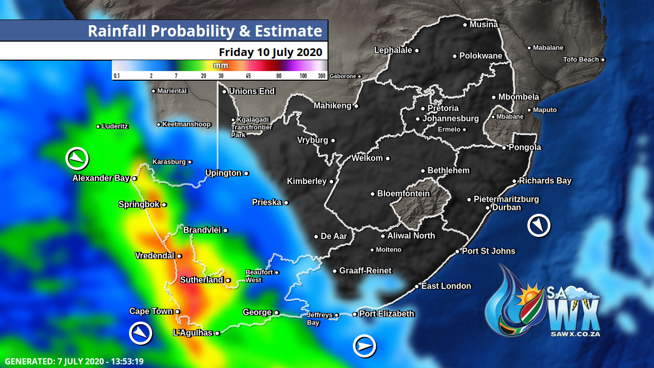 Significant Snowfall Expected across South Africa 914 July 2020 AfriWX