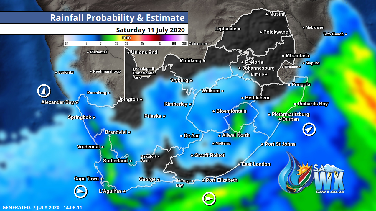 expected snowfall in south africa 2021