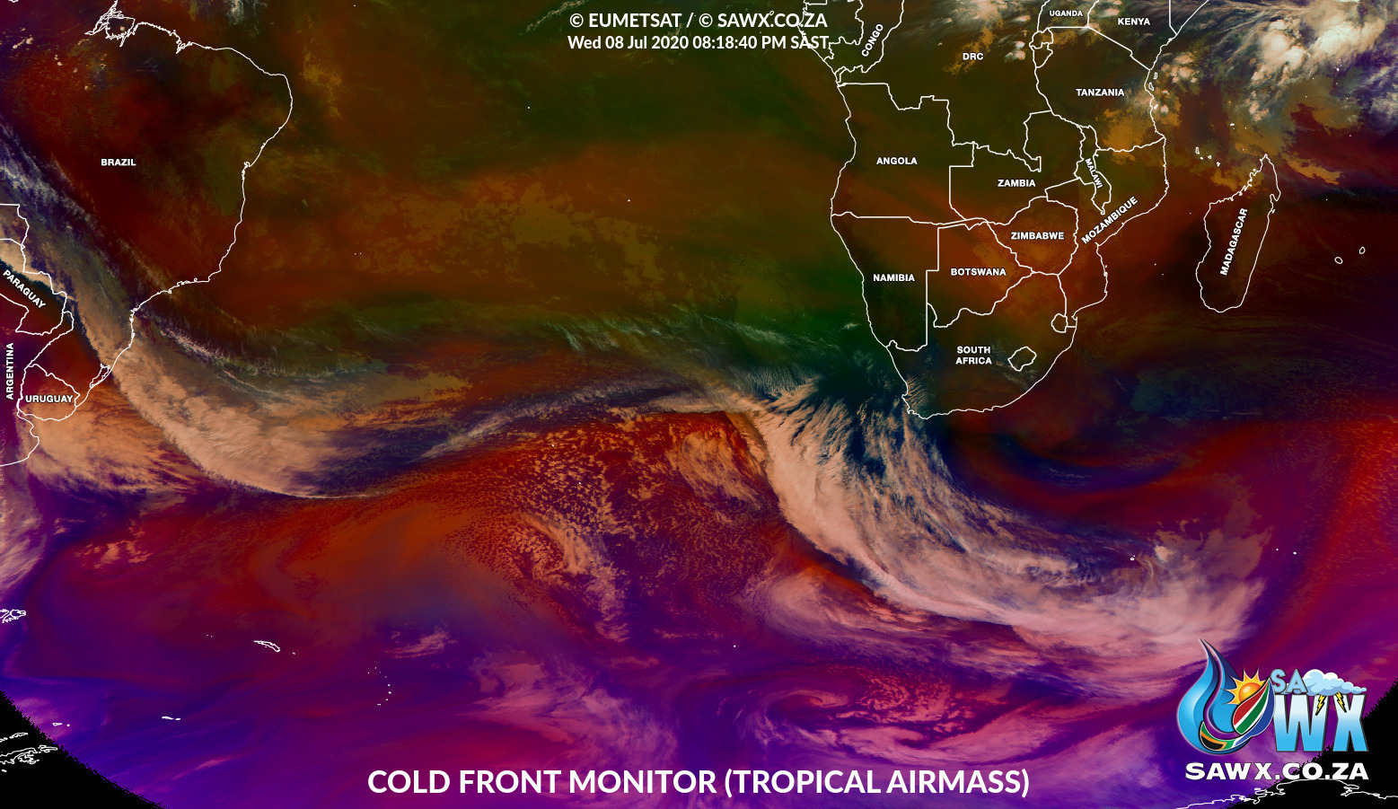 3 Cold Fronts to hit South Africa - Lesotho to see heaviest snowfall of all 18