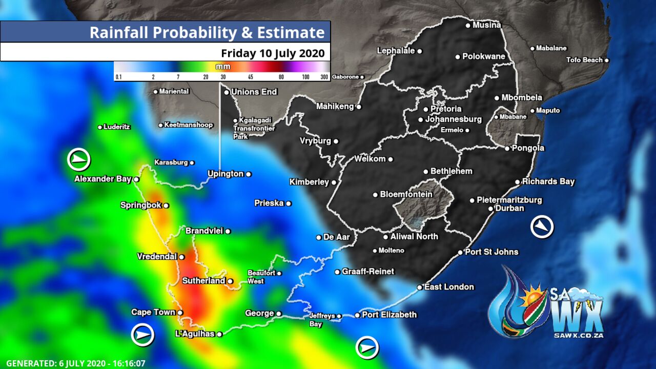 Mammoth Cold Front approaches Southern Africa - Biggest in years 3