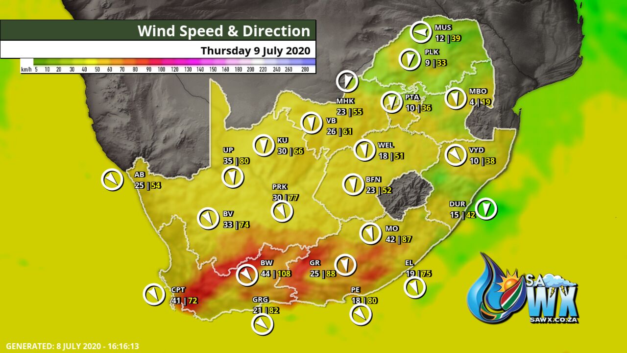 3 Cold Fronts to hit South Africa - Lesotho to see heaviest snowfall of all 13