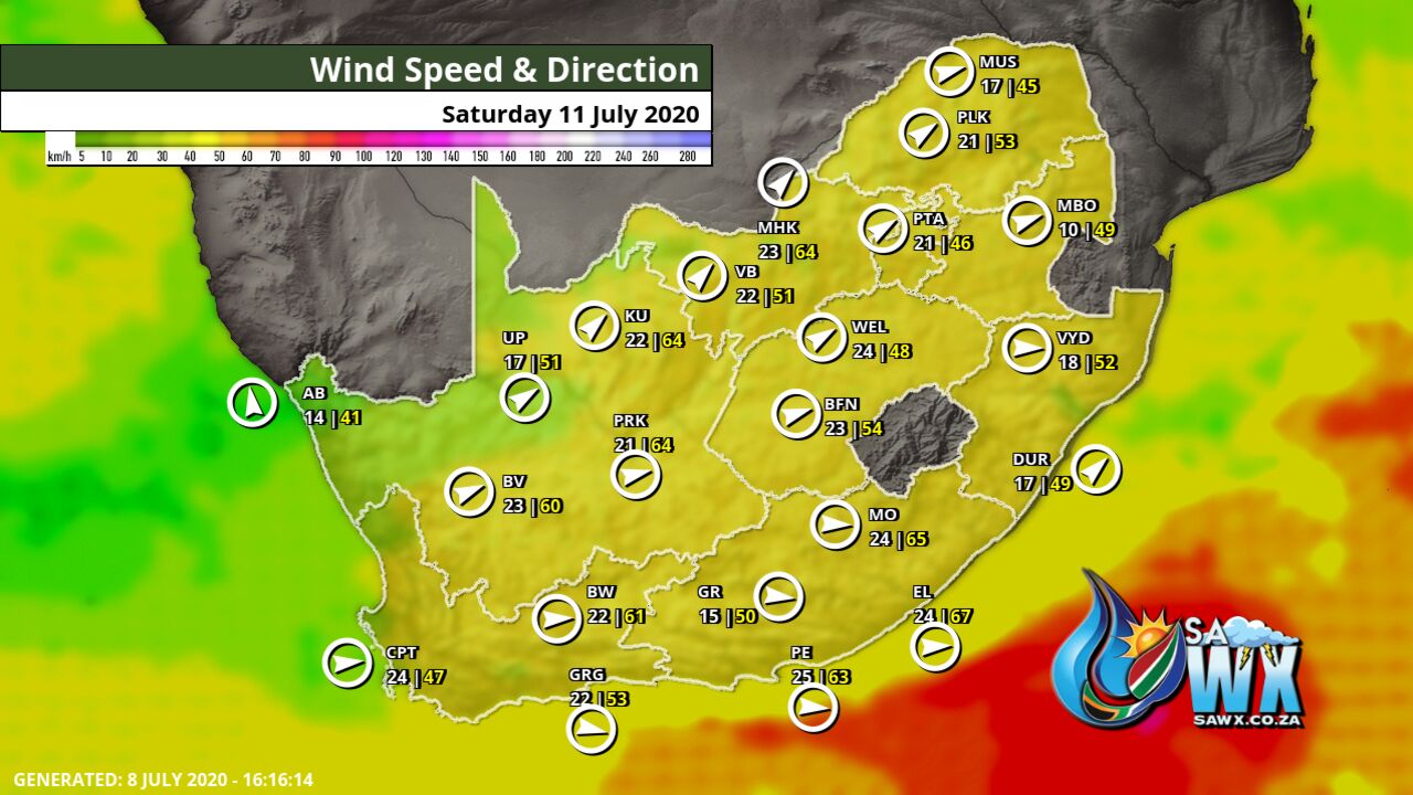 3 Cold Fronts to hit South Africa - Lesotho to see heaviest snowfall of all 15