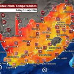 South Africa & Namibia Weather Forecast Maps Friday 31 July 2020