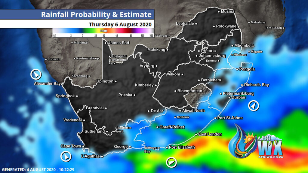 cold front storm report and snow report south africa