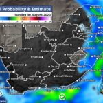 South Africa & Namibia Weather Forecast Maps Sunday 30 August 2020