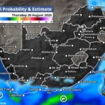 South Africa & Namibia Weather Forecast Maps Thursday 20 August 2020