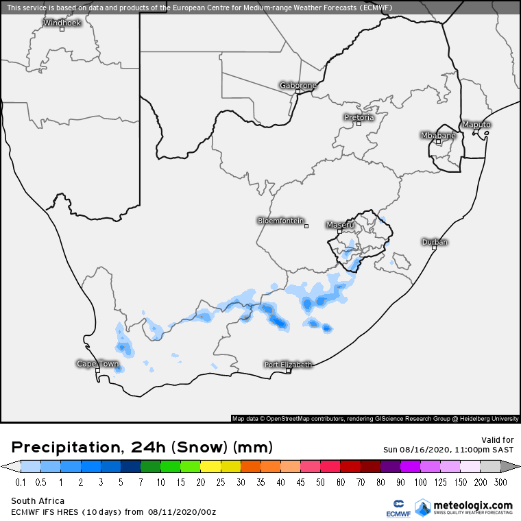 More Rainfall, Snow and Icy Cold Snap Ahead for SA 6