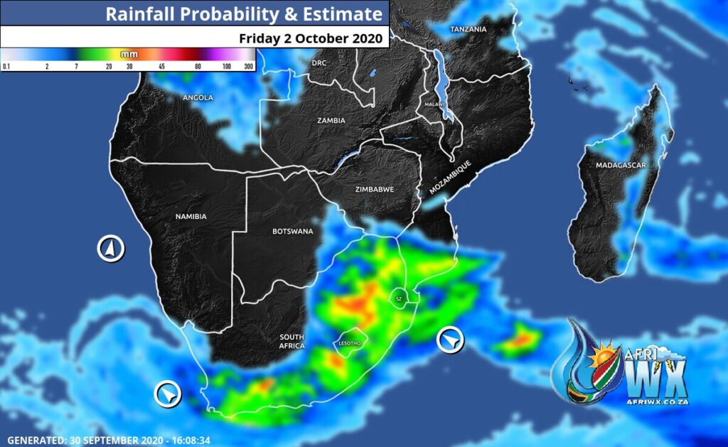 New Southern Africa Rainfall Maps 2