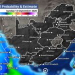 South Africa & Namibia Weather Forecast Maps Sunday 13 September 2020