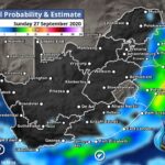 South Africa & Namibia Weather Forecast Maps Sunday 27 September 2020