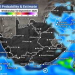South Africa & Namibia Weather Forecast Maps Wednesday 16 September 2020