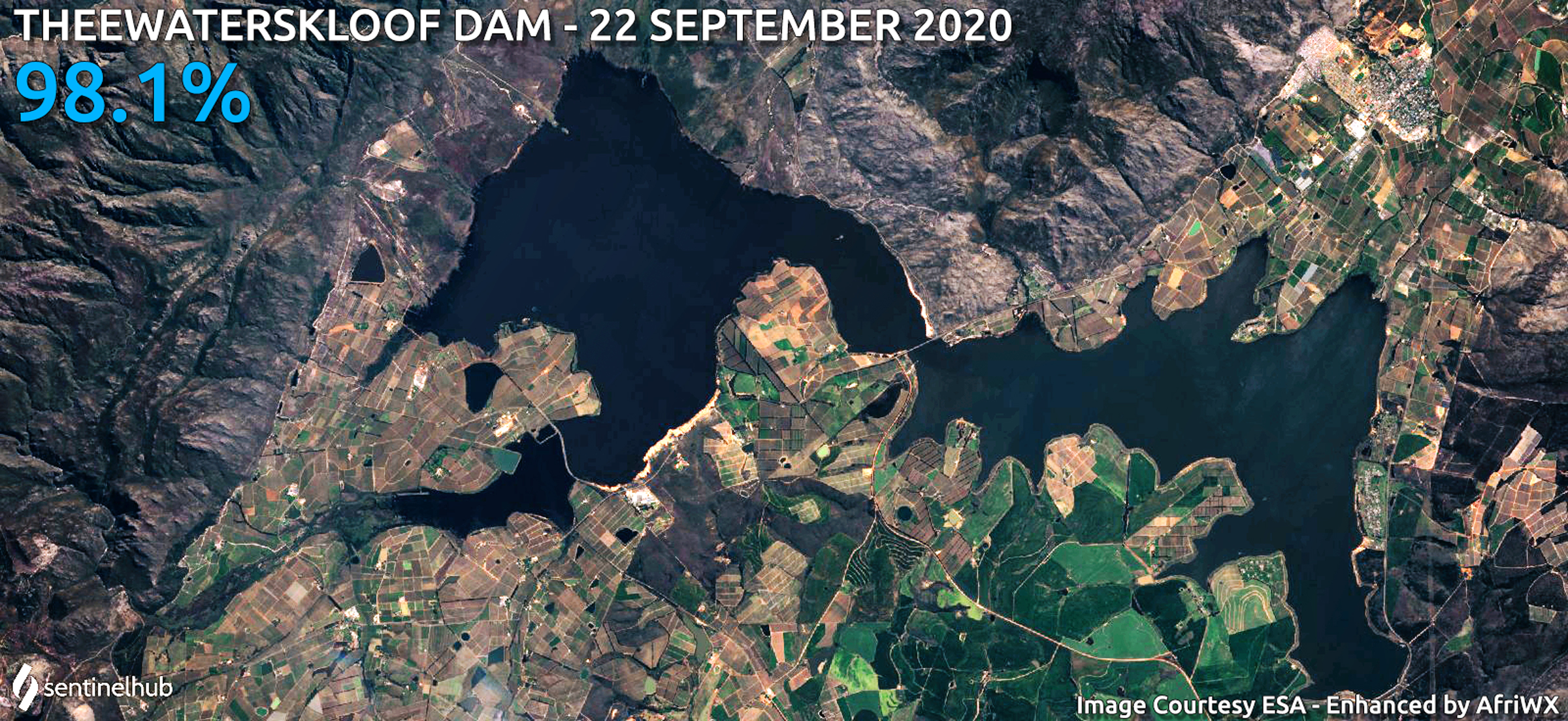 Theewaterskloof Dam, Villiersdorp 22 September 2020