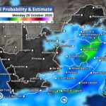 South Africa & Namibia Weather Forecast Maps Monday 26 October 2020