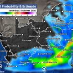 South Africa & Namibia Weather Forecast Maps Saturday 3 October 2020