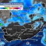 South Africa & Namibia Weather Forecast Maps Tuesday 3 November 2020