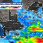 South Africa & Namibia Weather Forecast Maps Wednesday 18 November 2020