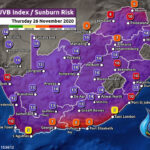 South Africa & Namibia Weather Forecast Maps Thursday 26 November 2020