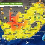 South Africa & Namibia Weather Forecast Maps Saturday 19 December 2020