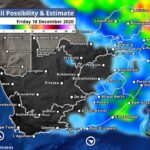 South Africa & Namibia Weather Forecast Maps Friday 18 December 2020