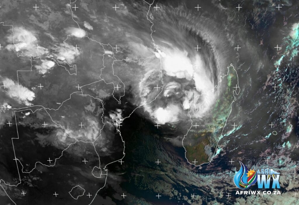 Tropical storm cyclone Eloise
