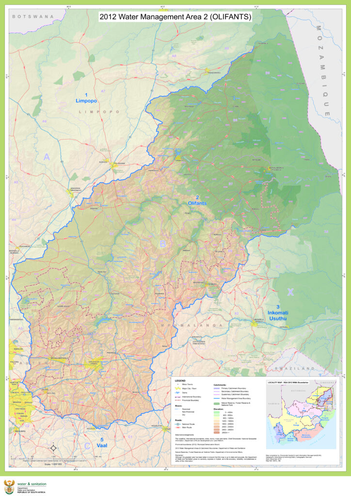 Water Management Area 2 - Olifants (Mpumalanga/Limpopo)
