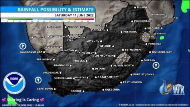 Southern Africa Weather Forecast Maps Saturday 11 June 2022