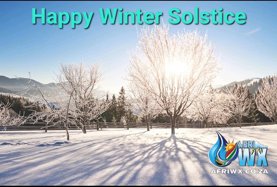 Happy Winter Solstice 21 June 2022 AfriWX