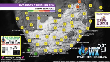 Southern Africa Weather Forecast Maps Friday 26 May 2023