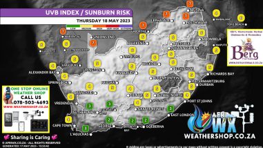 Southern Africa Weather Forecast Maps Thursday 18 May 2023
