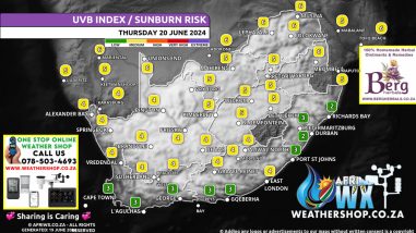 Southern Africa Weather Forecast Maps Thursday 20 June 2024